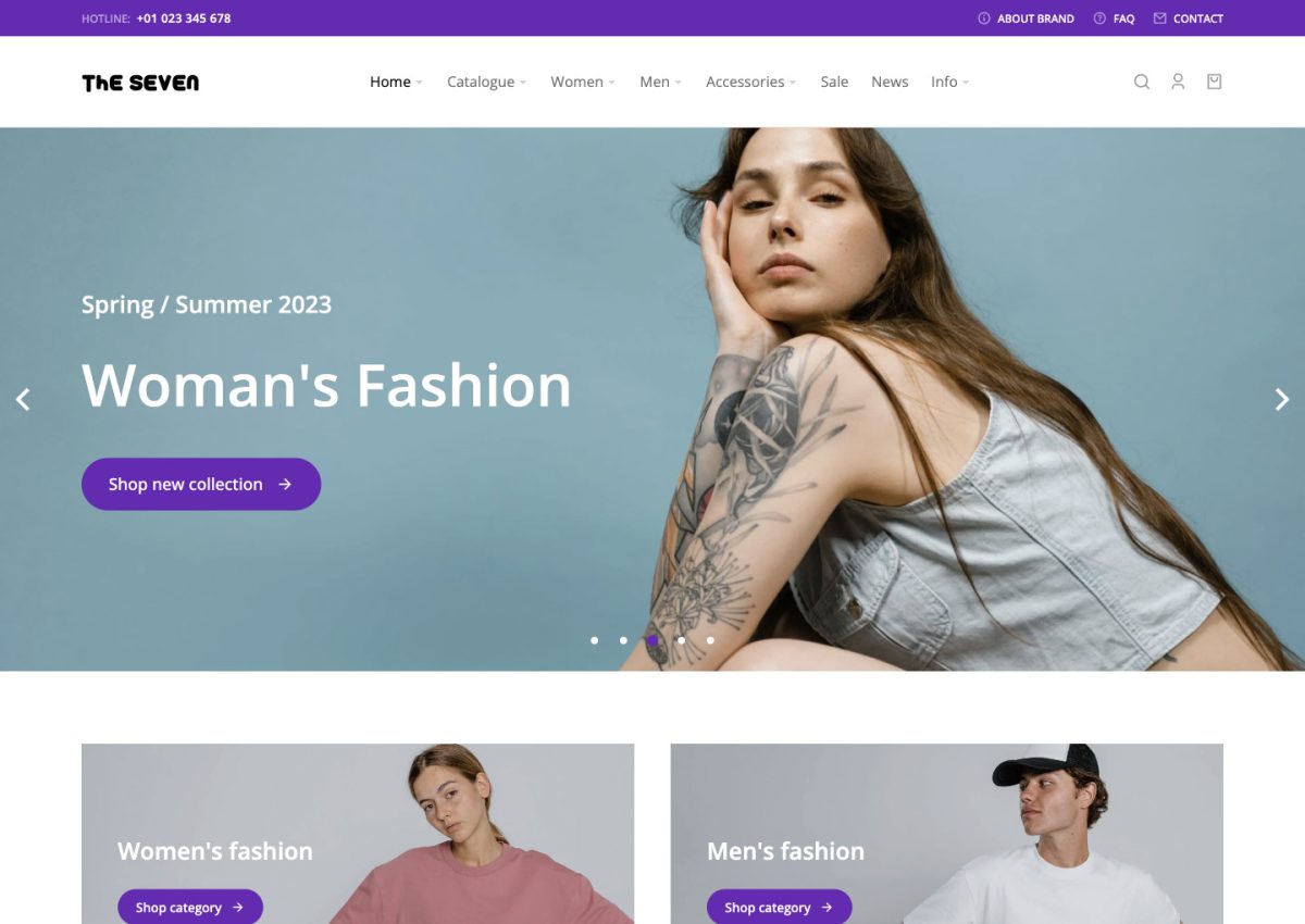 The7 Brand Shop – The7 Brand Shop – perfect starter template for your ...